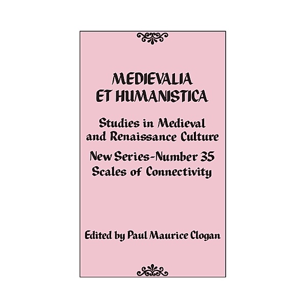Medievalia et Humanistica, No. 35 / Medievalia et Humanistica Series