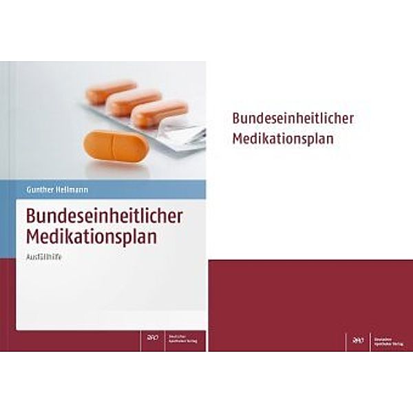 Medikationsplan Set, Bundeseinheitlicher Medikationsplan (Block mit 50 Blatt), Gunther Hellmann