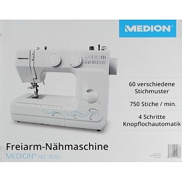 MEDION Freiarm-Nähmaschine, MD18205