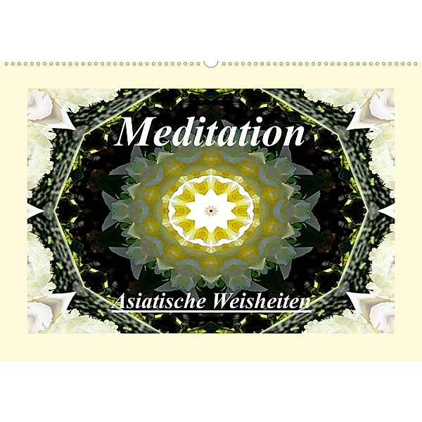Meditation - Asiatische Weisheiten (Wandkalender 2023 DIN A2 quer), Art-Motiva