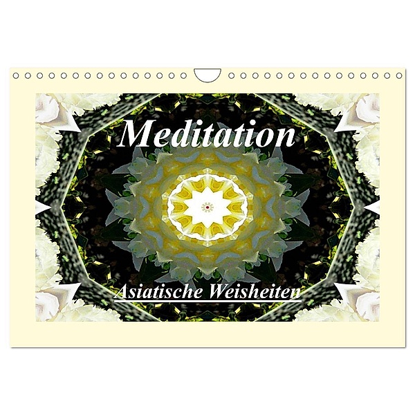 Meditation - Asiatische Weisheiten (Wandkalender 2024 DIN A4 quer), CALVENDO Monatskalender, Art-Motiva