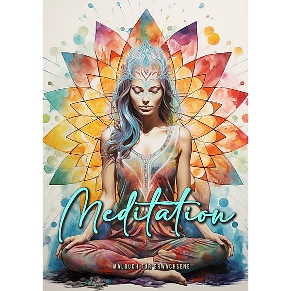 Meditation Malbuch für Erwachsene, Monsoon Publishing, Musterstück Grafik