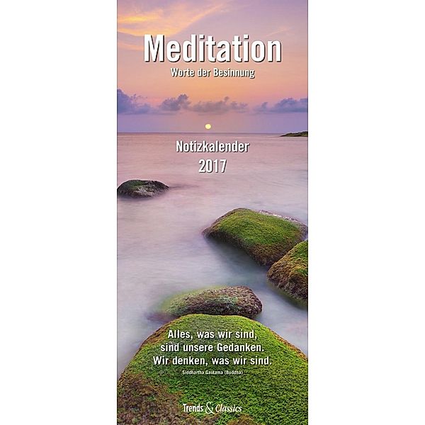 Meditation, Notizkalender 2017