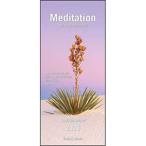 Meditation Notizkalender 2020