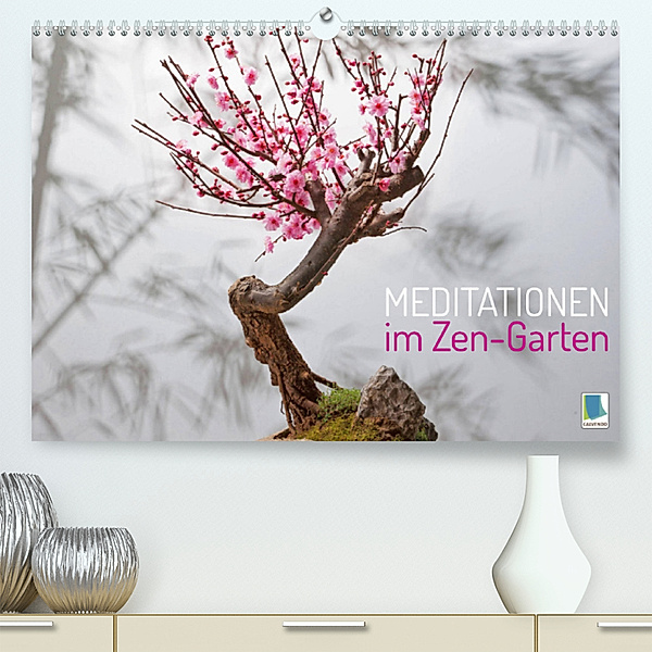 Meditationen im Zen-Garten (Premium, hochwertiger DIN A2 Wandkalender 2023, Kunstdruck in Hochglanz), Calvendo
