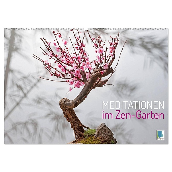 Meditationen im Zen-Garten (Wandkalender 2024 DIN A2 quer), CALVENDO Monatskalender, Calvendo