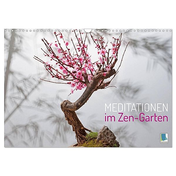 Meditationen im Zen-Garten (Wandkalender 2024 DIN A3 quer), CALVENDO Monatskalender, Calvendo