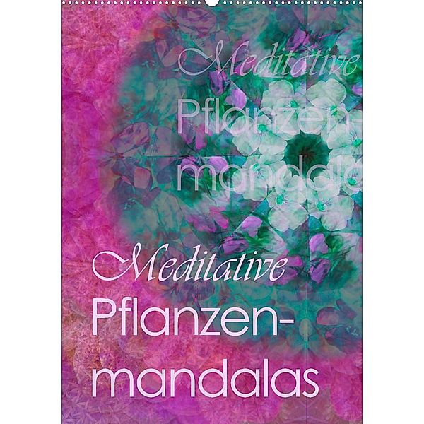 Meditative Pflanzenmandalas (Wandkalender 2023 DIN A2 hoch), Christine B-B Müller