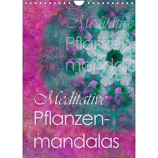 Meditative Pflanzenmandalas (Wandkalender 2023 DIN A4 hoch), Christine B-B Müller