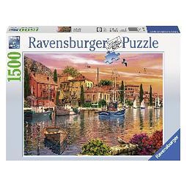 Mediterraner Hafen. Puzzle 1500 Teile