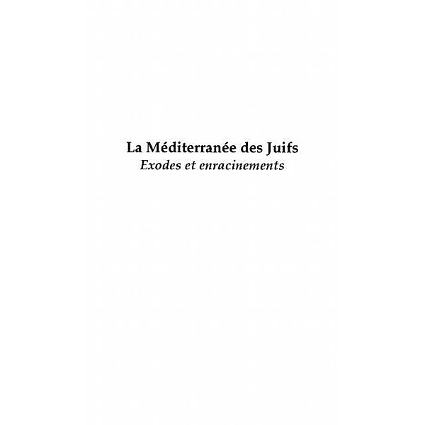 Mediterrannee des juifs / Hors-collection, Balta Paul