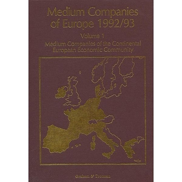 Medium Companies of Europe 1992/93, R. Whiteside