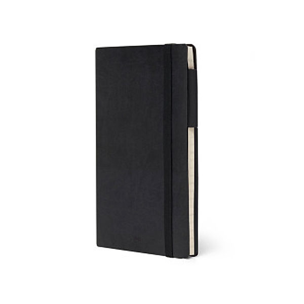 Medium Weekly Diary With Notebook 12 Month 2022 - Black