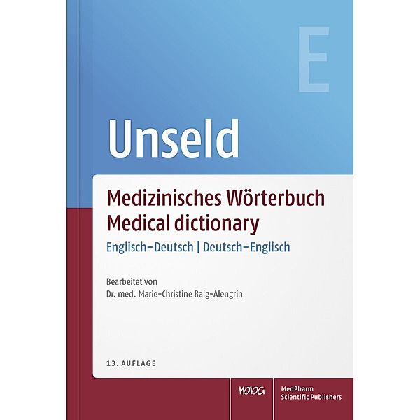 Medizinisches Wörterbuch | Medical dictionary, Dieter Werner Unseld