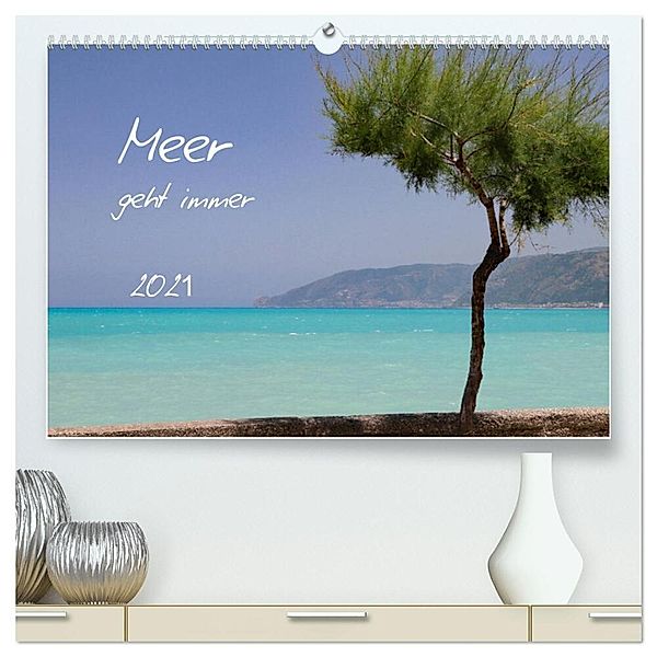 Meer geht immer (hochwertiger Premium Wandkalender 2025 DIN A2 quer), Kunstdruck in Hochglanz, Calvendo, Marion Springer