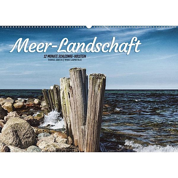 Meer-Landschaft - 12 Monate Schleswig Holstein (Wandkalender 2023 DIN A2 quer), Thomas Jansen