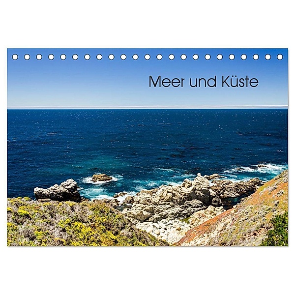 Meer und Küste (Tischkalender 2024 DIN A5 quer), CALVENDO Monatskalender, Caladoart