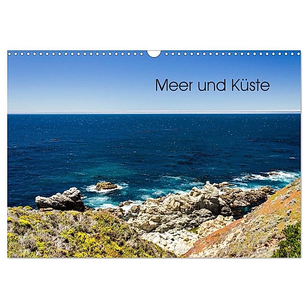 Meer und Küste (Wandkalender 2024 DIN A3 quer), CALVENDO Monatskalender, Caladoart