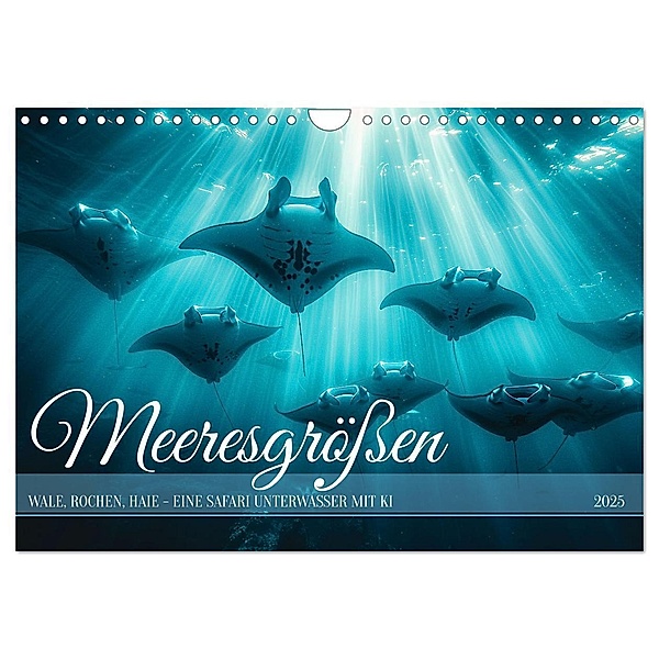 Meeresgrößen (Wandkalender 2025 DIN A4 quer), CALVENDO Monatskalender, Calvendo, Kerstin Waurick