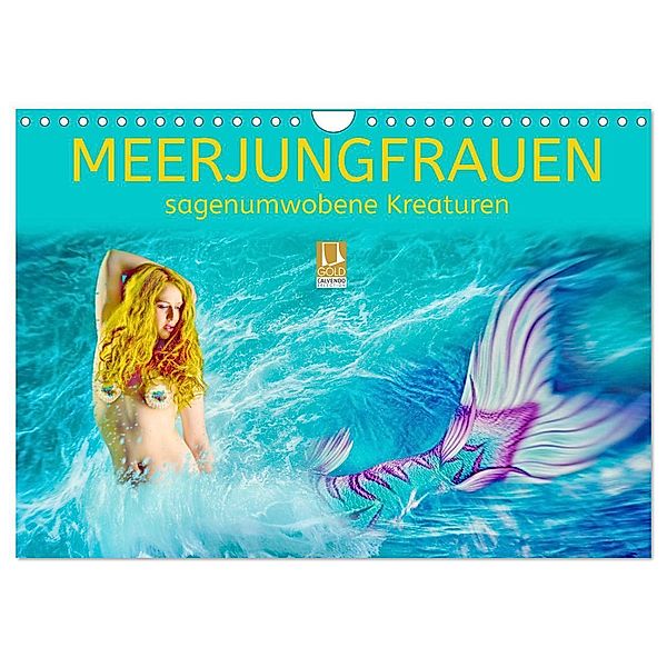 Meerjungfrauen - sagenumwobene Kreaturen (Wandkalender 2025 DIN A4 quer), CALVENDO Monatskalender, Calvendo, Liselotte Brunner-Klaus