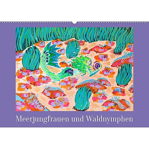 Meerjungfrauen und WaldnymphenAT-Version  (Wandkalender 2023 DIN A2 quer), Niisirum