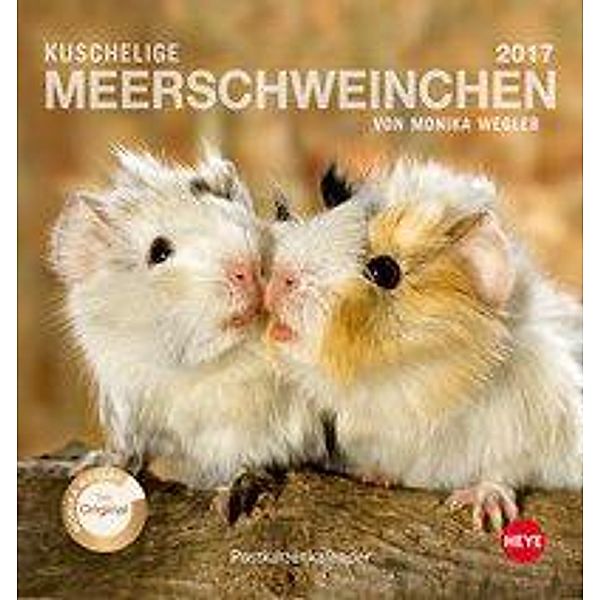 Meerschweinchen Postkartenkalender 2017, Monika Wegler