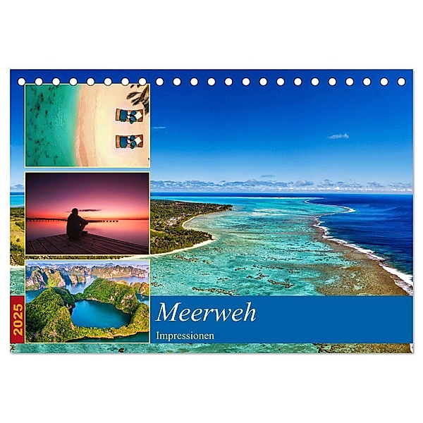 MEERweh Impressionen (Tischkalender 2025 DIN A5 quer), CALVENDO Monatskalender, Calvendo, Susan Michel