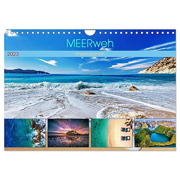 MEERweh Impressionen (Wandkalender 2024 DIN A4 quer), CALVENDO Monatskalender, Susan Michel