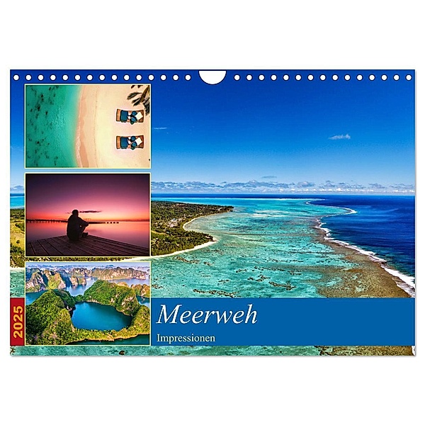 MEERweh Impressionen (Wandkalender 2025 DIN A4 quer), CALVENDO Monatskalender, Calvendo, Susan Michel