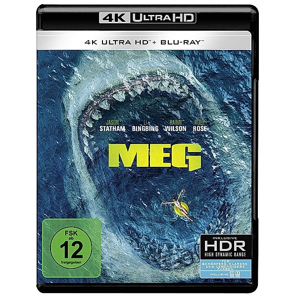 MEG (4K Ultra HD), Bingbing Li Rainn Wilson Jason Statham