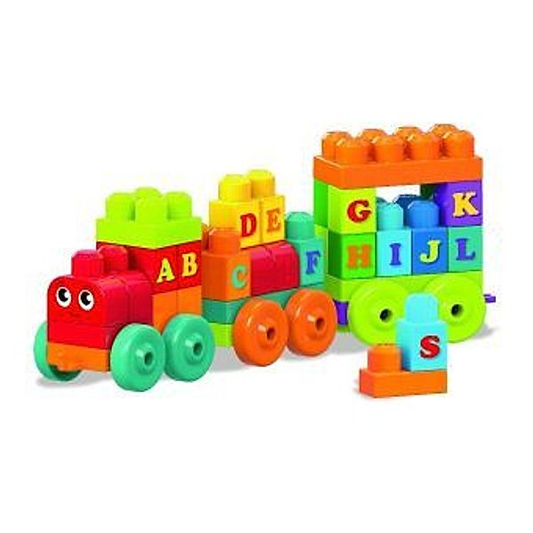 Mega Bloks ABC Musikzug mit Geräuschen (50 Teile)