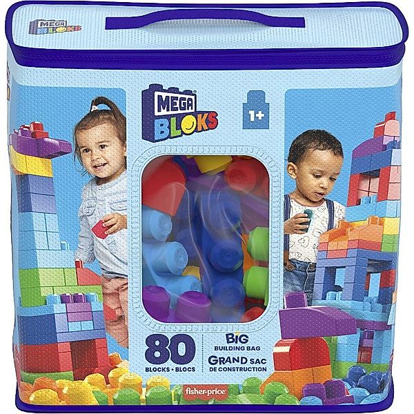 Mattel Mega Bloks Bausteinebeutel bunt (80 Teile)