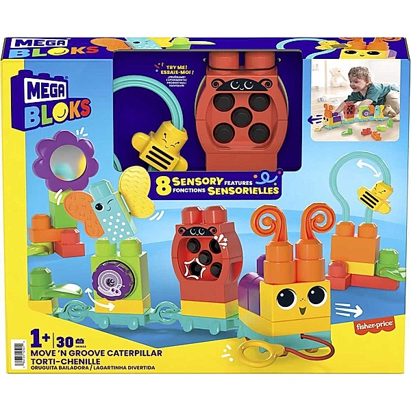 Mattel Mega Bloks - MEGA BLOKS Rollspaß Raupenzug