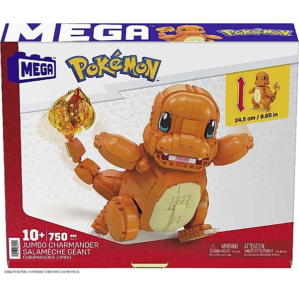 MEGA, Mattel Mega Bloks - MEGA Pokémon Jumbo Glumanda