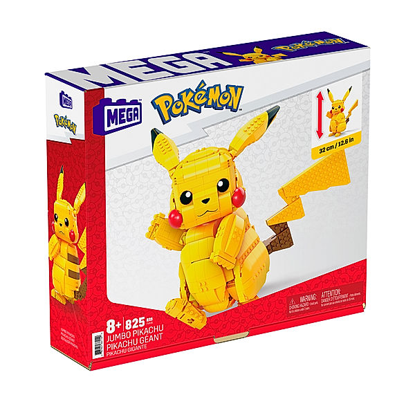 MEGA, Mattel Mega Bloks - MEGA Pokémon Jumbo Pikachu