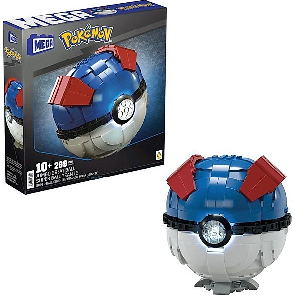 MEGA, Mattel Mega Bloks - MEGA Pokémon Jumbo Superball