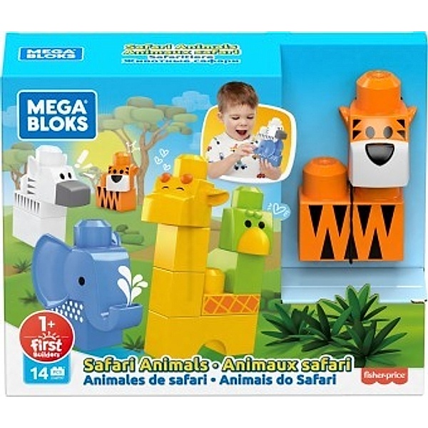 Mega Bloks Safari Tiere