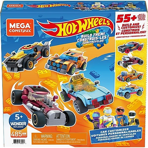 Mattel Mega Construx Hot Wheels Rennwagen Spielzeug-Set