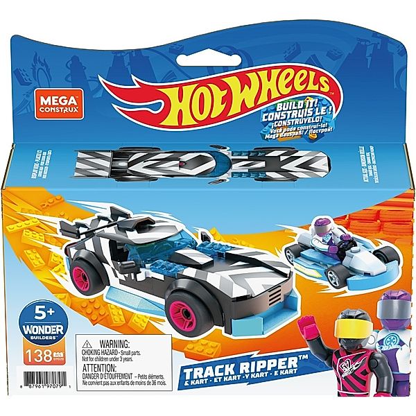 Mattel Mega Construx Hot Wheels Track Ripper & Kart