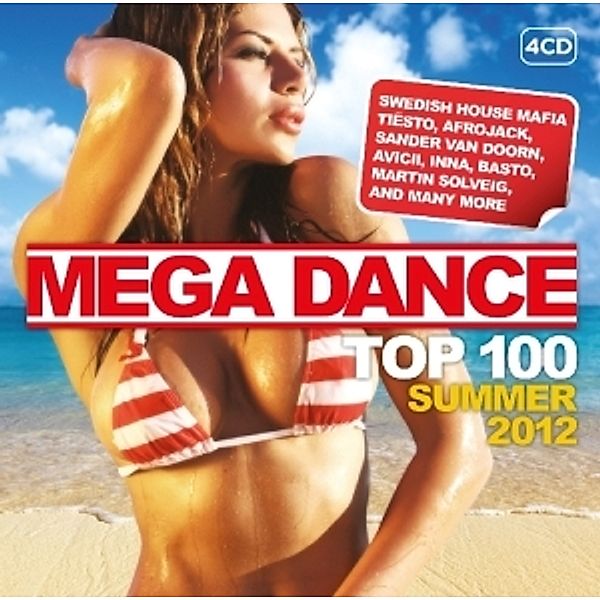 Mega Dance Summer Top 100 2012, Diverse Interpreten