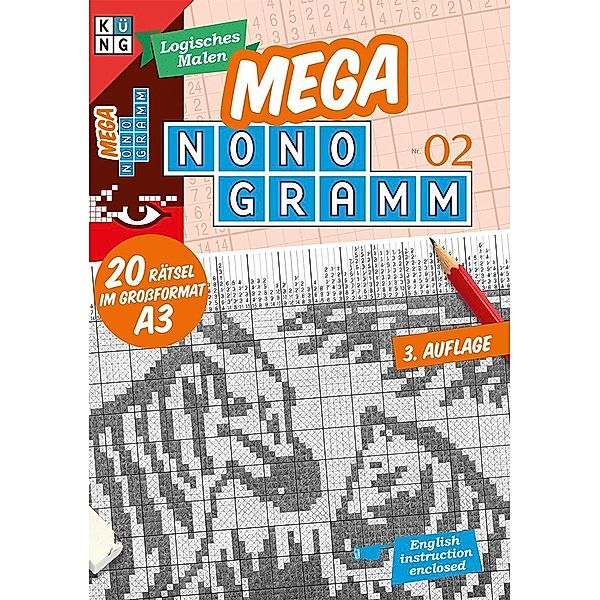 Mega-Nonogramm 02, 20 Teile.Bd.2, Conceptis Puzzles