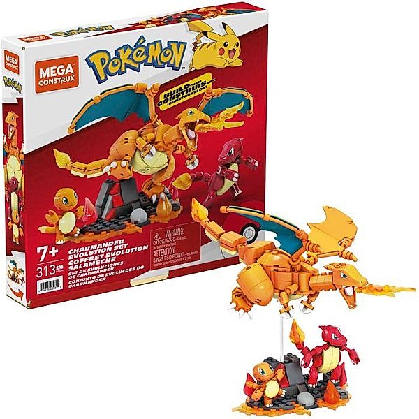 Mattel Mega  Pokémon Charmander Evolution Set