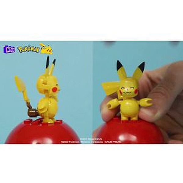 Mattel MEGA Pokémon POKÉ BALL COLL. (COLL. OF 3) - PIKACHU AND ZUBAT (OS)