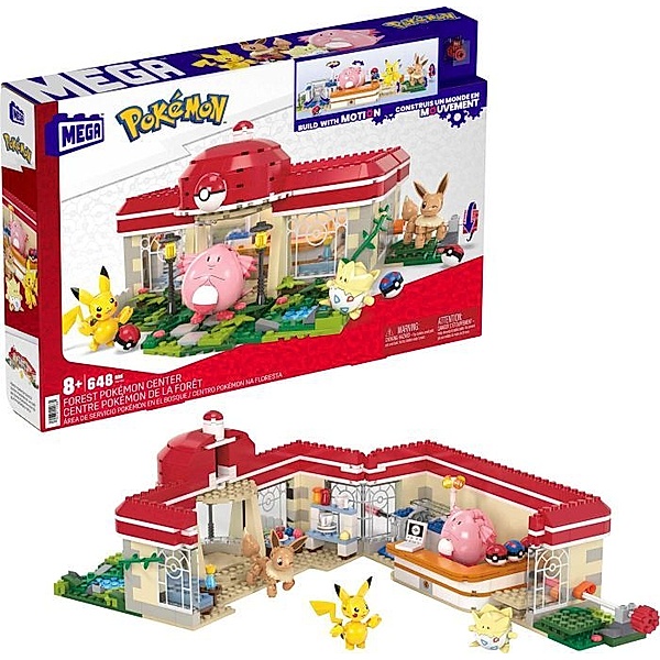 MEGA, Mattel MEGA Pokémon Waldspaß Pokémon-Center