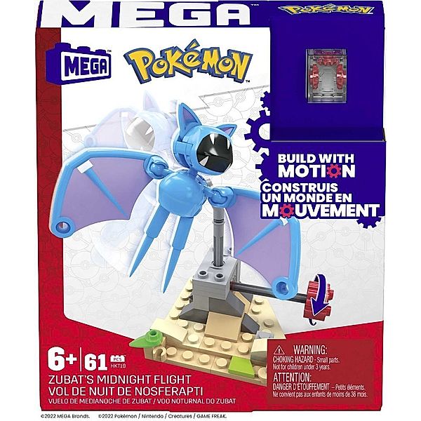 MEGA, Mattel MEGA Pokémon Zubats Mitternachtsflug