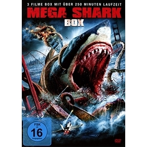 Mega Shark 1-3 Box DVD-Box, Lorenzo Lamas, Elisabeth Röhm