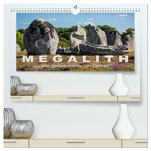 Megalith. Die großen Steine von Carnac (hochwertiger Premium Wandkalender 2024 DIN A2 quer), Kunstdruck in Hochglanz, Etienne Benoît