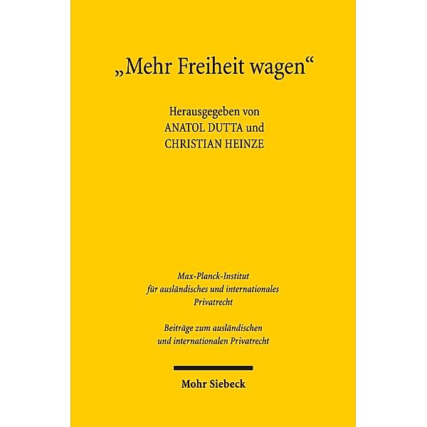 Mehr Freiheit wagen