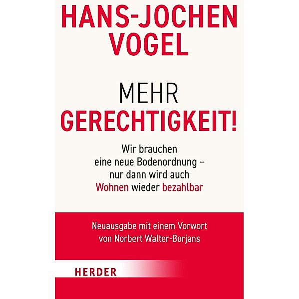 Mehr Gerechtigkeit!, Hans-Jochen Vogel