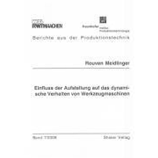 Meidlinger, R: Einfluss der Aufstellung auf das dynamische V, Rouven Meidlinger